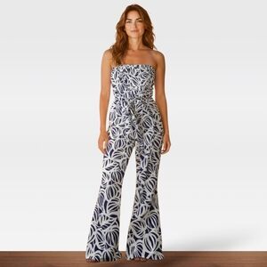 Lilly Pulitzer Strapless Wide Leg Jumpsuit XS